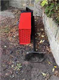 Temporary removal - Dog Bin, Percy Road Pant