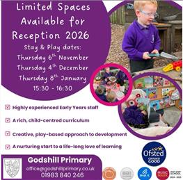 Godshill Primary School - Reception 2026