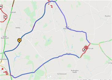  - Temporary Road Closure along Ercall Mill Bridge Junction To High Ercall, Shirlowe Lane, Shrewsbury Road, High Ercall