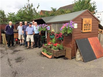 Ready for judging day - South West in Bloom at the RWB Shed