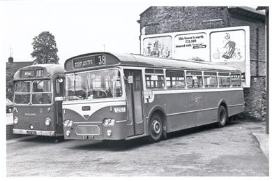 Alton Bus Garage 1972 - New Photograph added to website