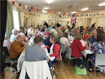 Picnic in the village hall - Bredgar Celebrates The Queen’s Platinum Jubilee