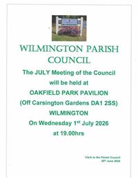 July Meeting of the Parish Council