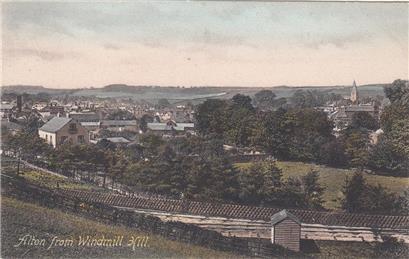 Alton from Windmill Hill c1900 - New Postcard added to website