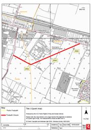 Footpath Closure - ZR60 between Lower Hartlip Road and London Road, from 27 April 2026 for six months