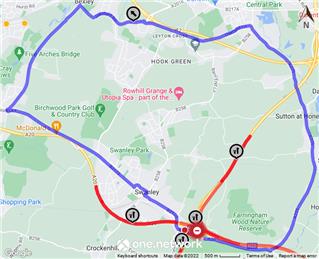 Temporary Road Closures - A20 & B2173 London Road, Farningham & Swanley
