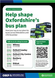 HAVE YOUR SAY ON PLANS FOR BUSES IN OXFORDSHIRE