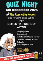 Quiz Night for Dementia Friendly Alton