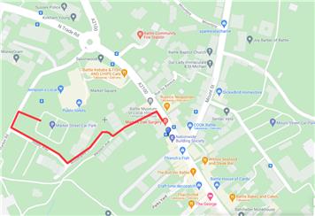 Access to High Street via Western Avenue