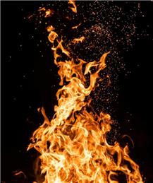 Fire risk in and around Clive