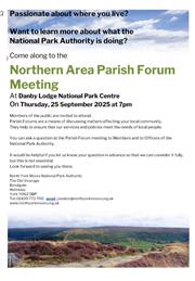 Northern Area Parish Forum Meeting Thursday 25 September