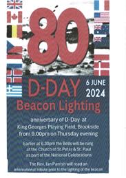 D-Day 80th anniversary - Thursday 6 June