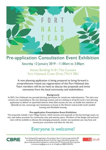  - Fort Halstead Pre-application Consultation Event Exhibition