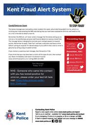Kent Fraud Alert System