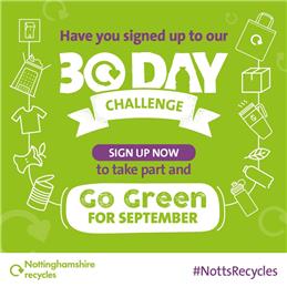 1 day until the Go Green 30 day challenge