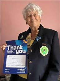 Madam President Sylvia's Chosen Charity - Alzheimer's Society