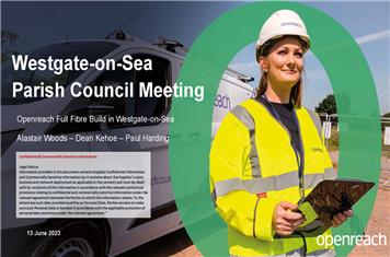 BT Ultrafast Fibre Rollout – Westgate-on-Sea