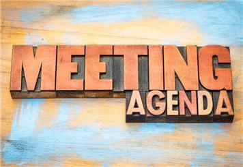 Agenda published for March meeting