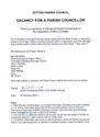 Vacancy on Council