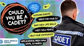 Do you know someone who could be a police cadet?
