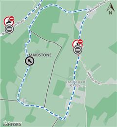 Temporary Road Closure - Stalisfield Road, Stalisfield - 23rd February 2026
