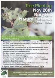 Tree Planting Bury Hill Ring.