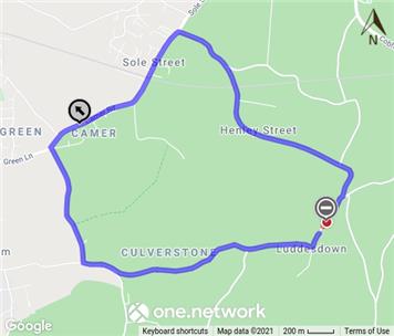  - Temporary Road Closure - Luddesdown Road - 9th August 2021