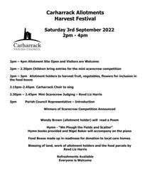 Allotment Harvest festival!