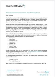 South East Water update