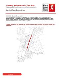 Footpath Renewal, A225 Sutton-At-Hone