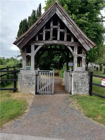 Before restoration  - All Saints' Lych Gate restoration