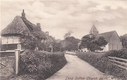 Long Sutton Church 1904 - New Postcard added to website