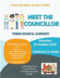 Meet the Councillor - Town Council Surgery
