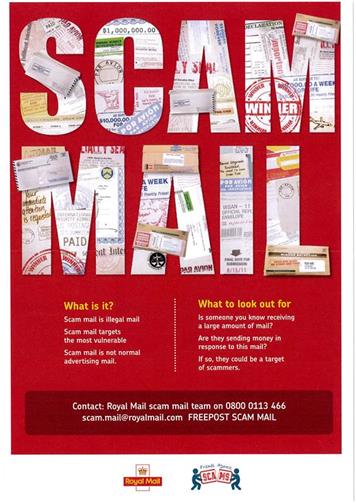 - Scammers. An important message from the Royal Mail.