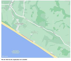 TEMPORARY TRAFFIC MANAGEMENT NOTICE, Burton Road, West Bexington