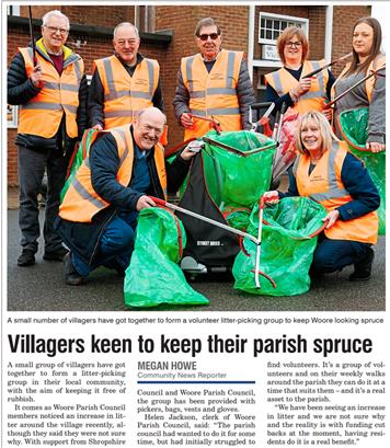  - Villagers keen to keep their Parish spruce