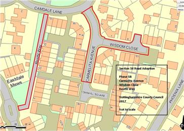Carmelita Avenue, Wisdom Close, Restfil Way - County Council Adoption of Roads on Fernwood