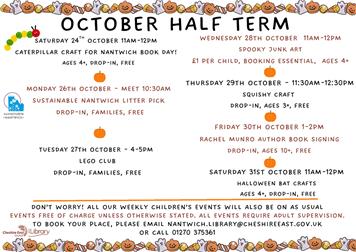 October Half Term Activities and Pre-Loved Halloween Outfits