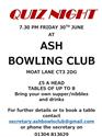 Ash Bowling Club Quiz Night