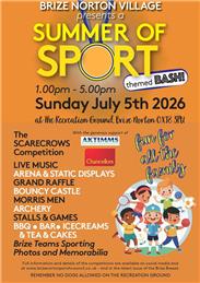 Brize Norton Village Summer of Sport themed Bash