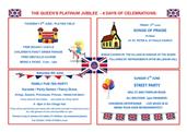 Temple Ewell Queen's Platinum Jubilee Event Timetable