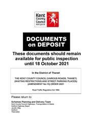 Article 1: Has Made Document Amendment 15 & One Way Traffic - Thanet