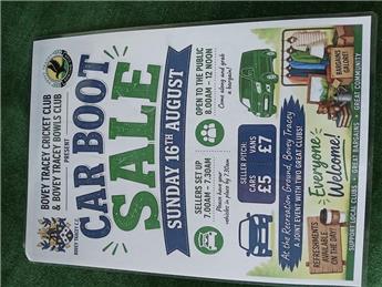 car boot posters