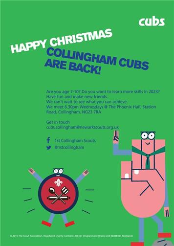  - Collingham Cubs returns after the Christmas break