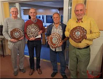  - 2022 season winners and runners-up collect their shields
