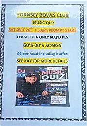 HBC Dickies Music Quiz