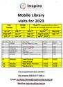 Inspire Mobile Library Dates 2023