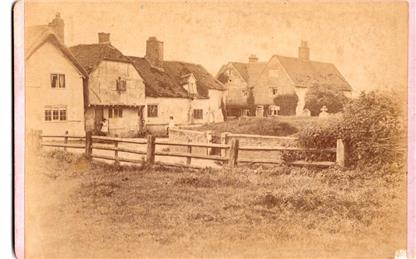 Church St Cottages c1890 - New Cabinet Card added to website