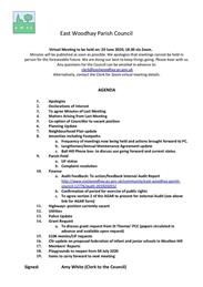 EWPC Meeting 29/06/20 18:30