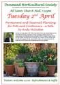 Talk on Tuesday 2nd April  Permanent and Seasonal Planting for Pots and Containers